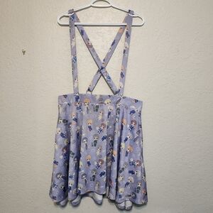 HOT TOPIC Fruits Basket Suspender Skirt 2X Anime Chibi Characters
